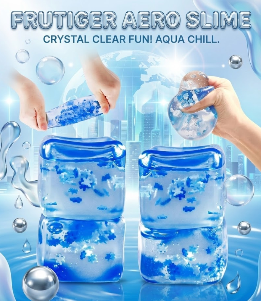 Slow-Rising Ice Cube Stress Ball