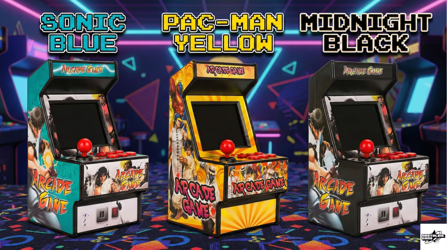 Mini Arcade Console (Handheld) - 150+ Classic Retro Games